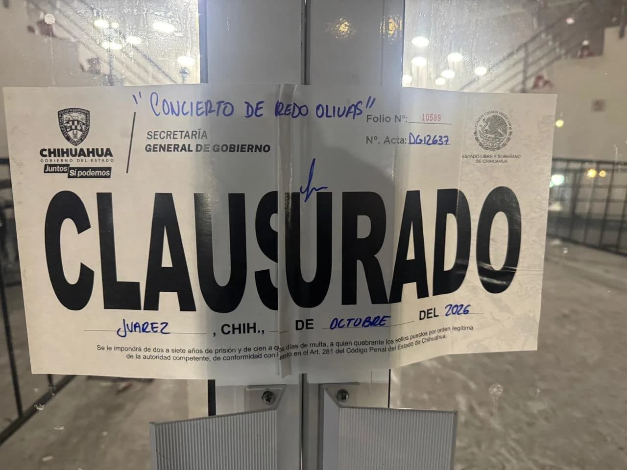 Realiza Gobernación Estatal 265 inspecciones y clausura 8 establecimientos durante la última semana.